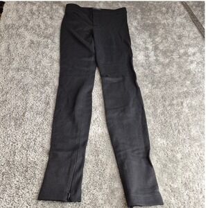 NEW Vince Black Skinny Ankle Zip Trousers Pants Size 0 V107320673